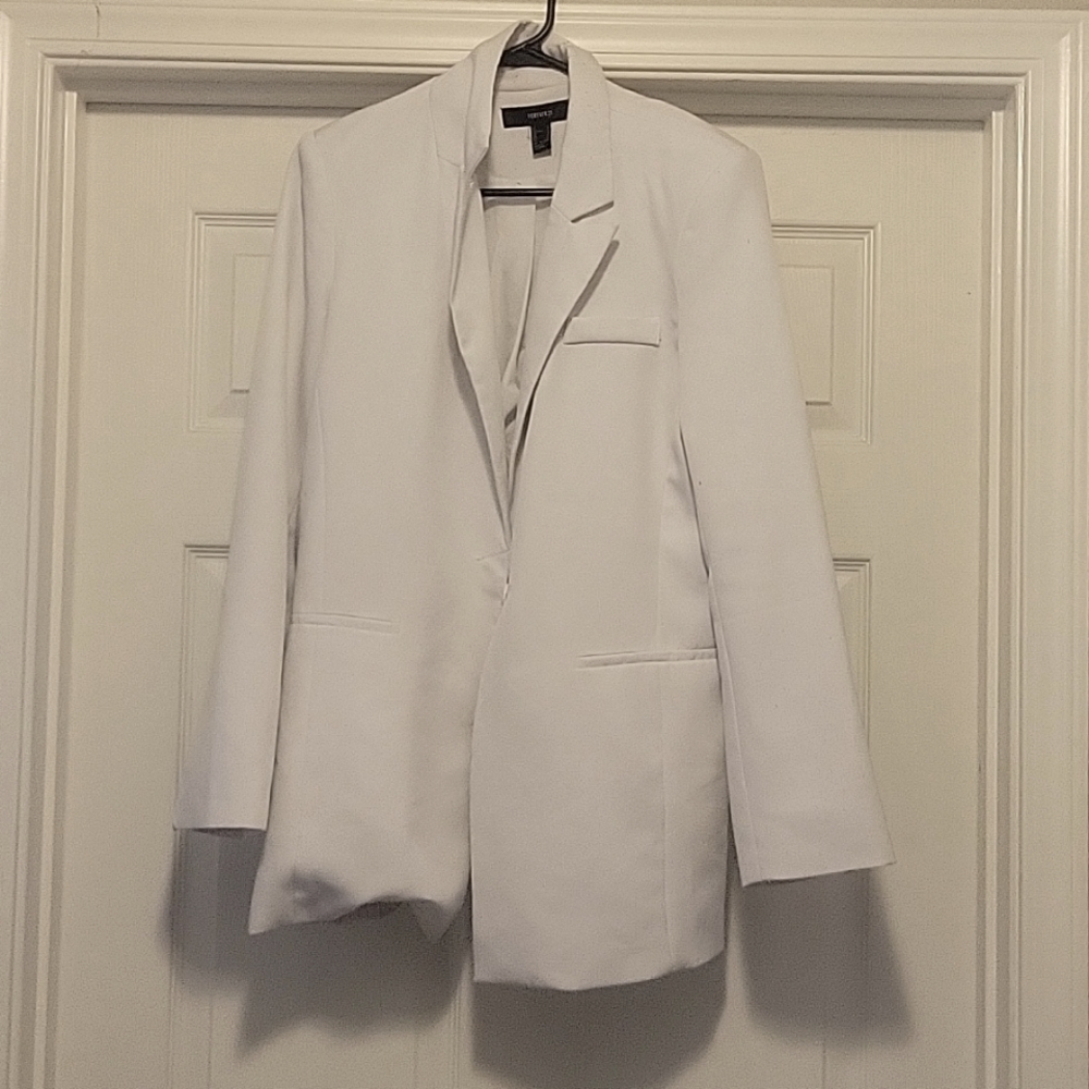 Women's White Forever21 Blazer